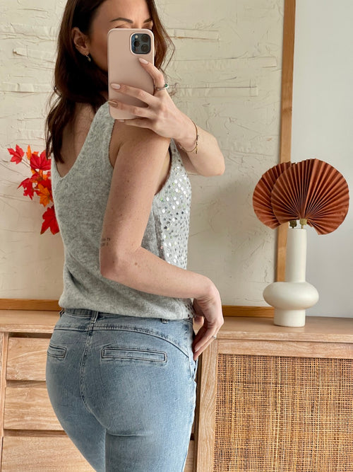 TOP CATHY GRIS
