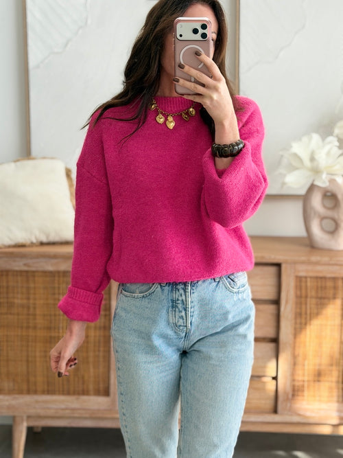 PULL DORIANE ROSE
