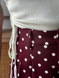 PANTALON ZELIE BORDEAUX
