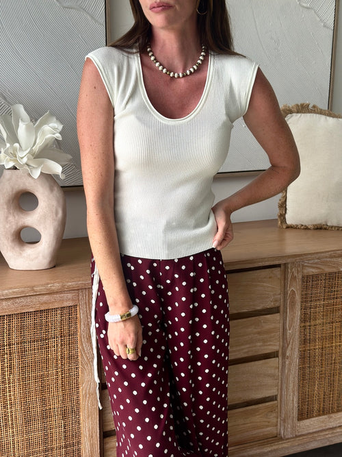 TOP SOLANA BLANC