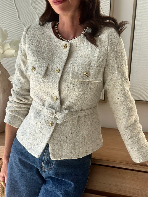 VESTE KIRA BLANC