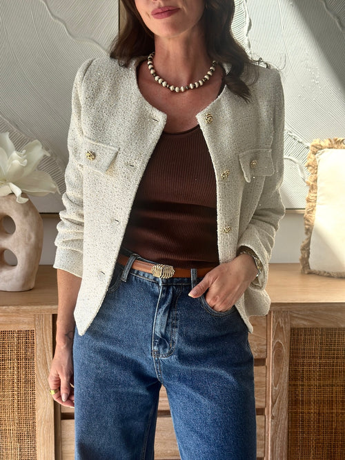 VESTE KIRA BLANC