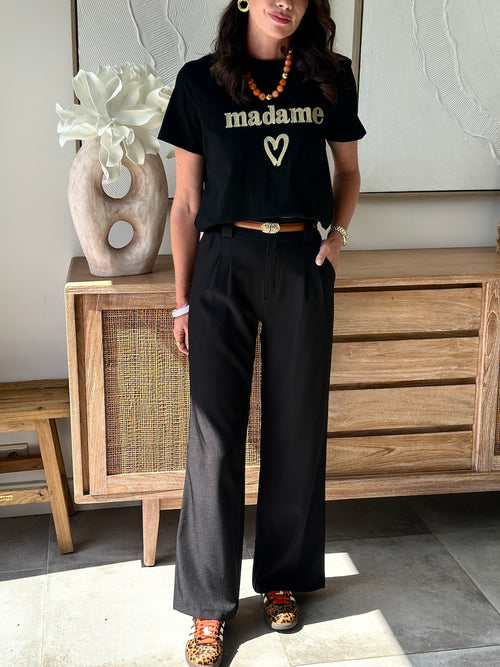 TEE SHIRT MADAME NOIR