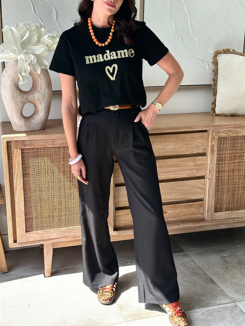 TEE SHIRT MADAME NOIR