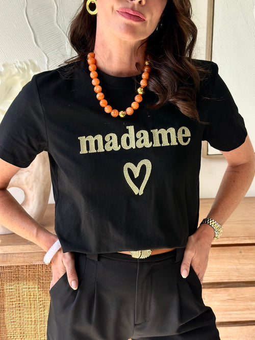 TEE SHIRT MADAME NOIR
