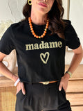 TEE SHIRT MADAME NOIR