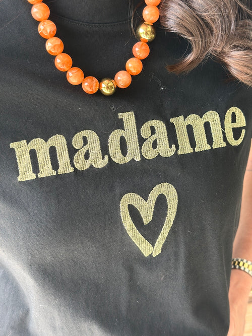 TEE SHIRT MADAME NOIR