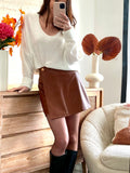 JUPE SHORT MELODY CAMEL