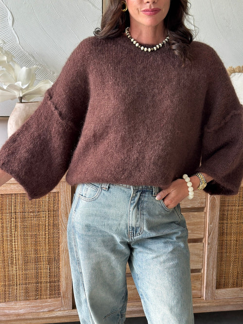 PULL MONA CHOCOLAT