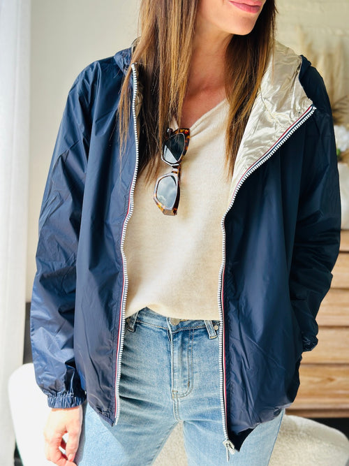 PARKA COURTE SOFIA Marine / or