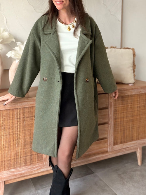 MANTEAU DANAE KAKI