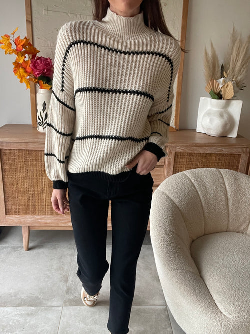 PULL MANON BEIGE