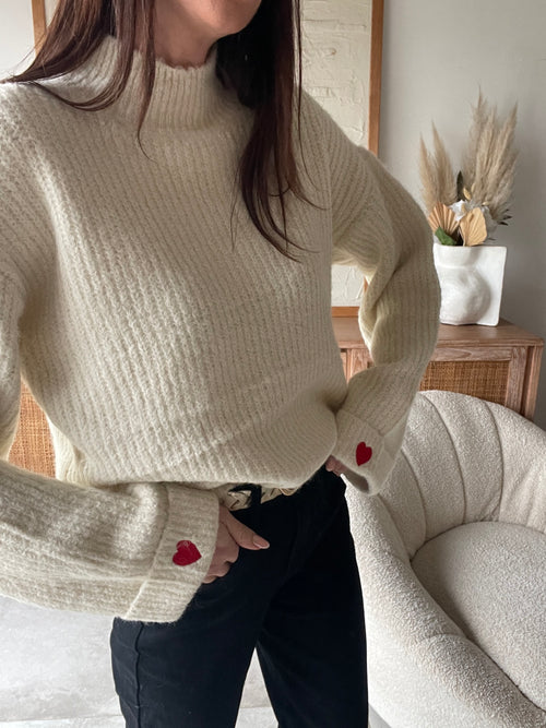 PULL ASSANE BEIGE