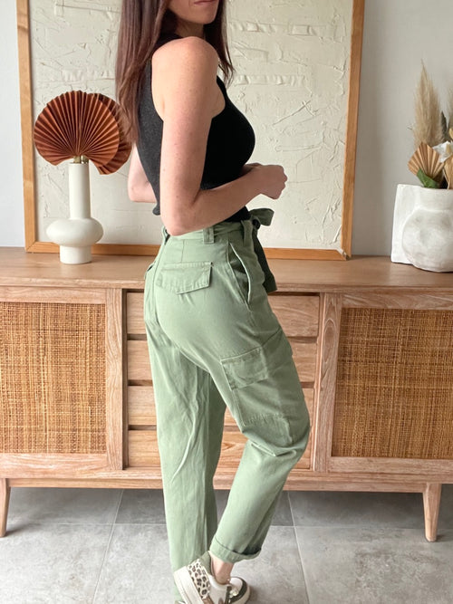 PANTALON OMBELINE KAKI