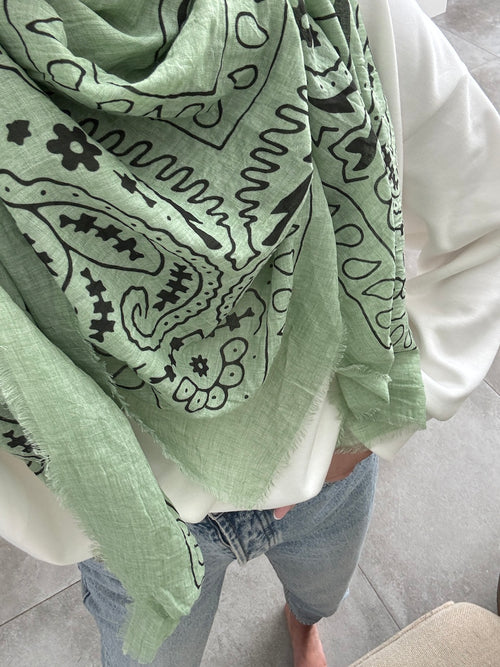 FOULARD LINETTE VERT
