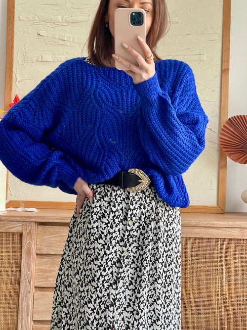 SUÉTER INA AZUL REAL