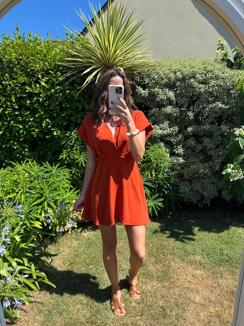 VESTIDO ANAELLE CAQUI