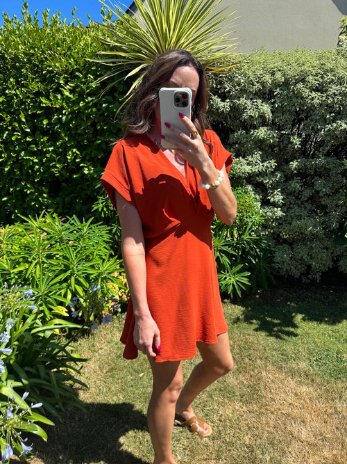 VESTIDO ANAELLE CAQUI