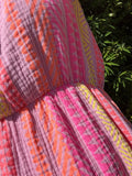 ROBE TROPIC MANCHES COURTES