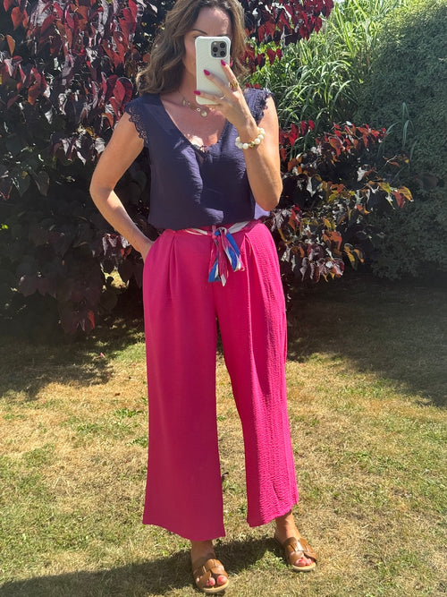 PANTALON VICKA FUSHIA