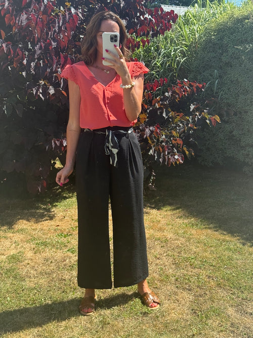 BLOUSE ALEXANDRA CORAIL