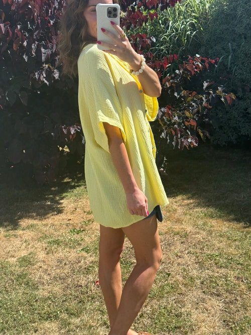CHEMISE ALICIA JAUNE