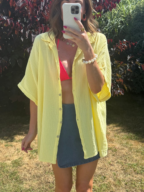 CHEMISE ALICIA JAUNE