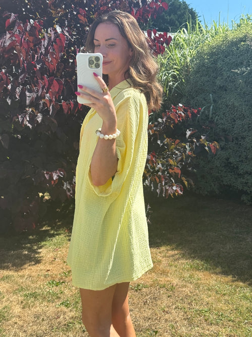 CHEMISE ALICIA JAUNE