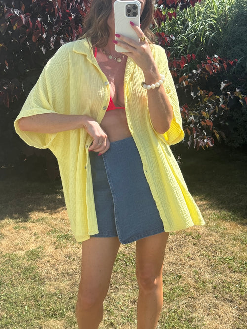 CHEMISE ALICIA JAUNE