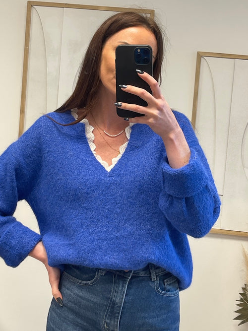 PULL SIMON BLEU
