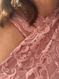 ROBE MILIE VIEUX ROSE