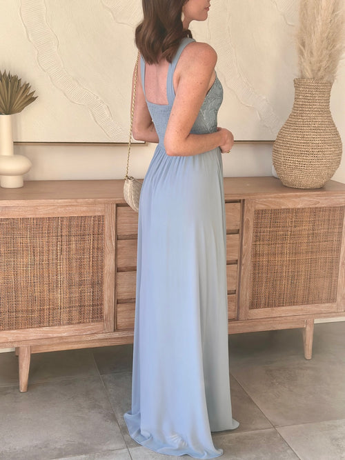 ROBE MILIE BLEU CIEL