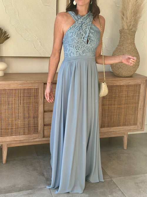 ROBE MILIE BLEU CIEL