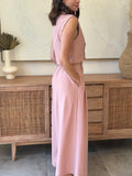 GILET WILO ROSE PALE