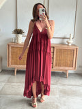 ROBE DELPHINE LIE DE VIN