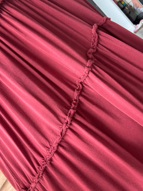 ROBE DELPHINE LIE DE VIN