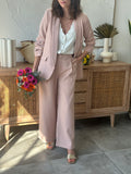 PANTALON NOURA ROSE PALE