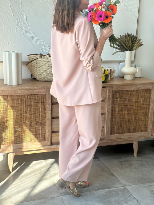 PANTALON NOURA ROSE PALE