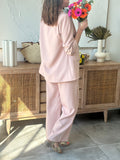 PANTALON NOURA ROSE PALE