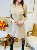 ROBE-PULL TAMARA TAUPE