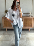 CHEMISE CYNTHIA BLEU MARINE