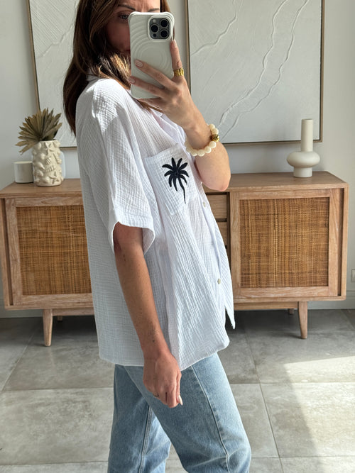 CHEMISE CYNTHIA BLEU MARINE