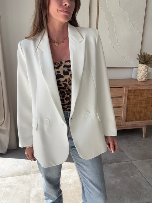 BLAZER LUDIVINE BLANC
