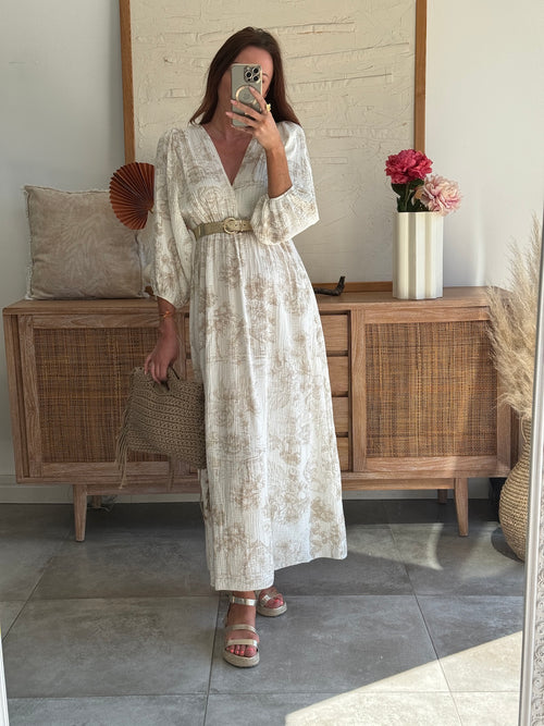 ROBE LAURINDA BEIGE