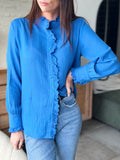 CHEMISE AUBRY BLEU ROI