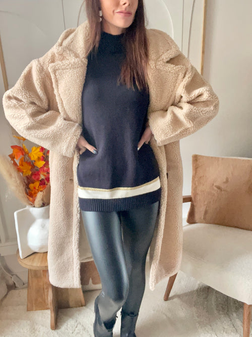 MANTEAU TOUDOUX BEIGE