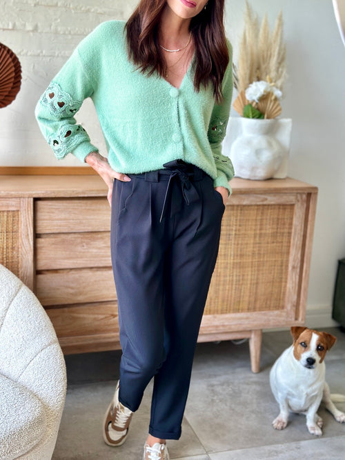 GILET FELICIE VERT