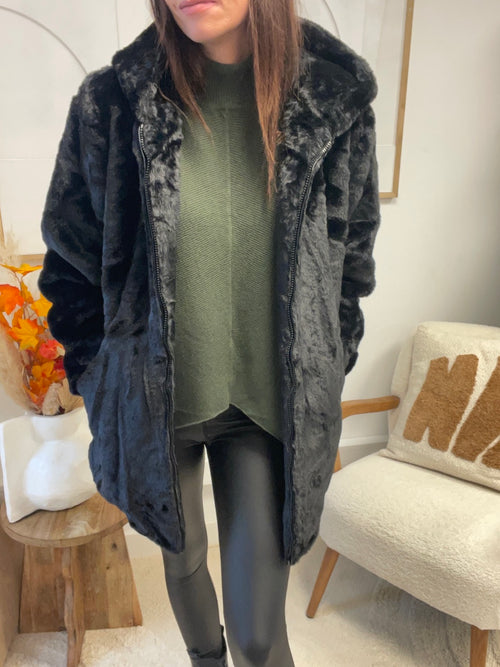 MANTEAU ANGELIQUE NOIR