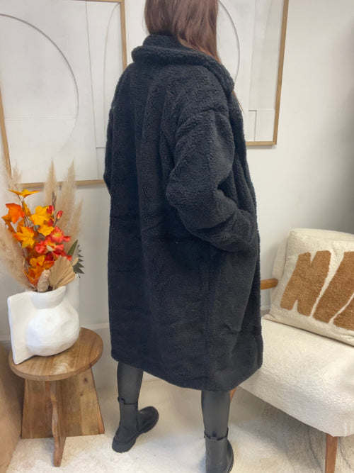 MANTEAU TOUDOUX NOIR