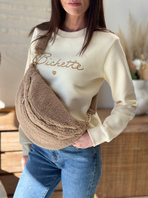 SWEAT PELLEGRINI VANILLE